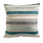 Blue Striped Pillow from Home Element