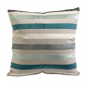 Blue Striped Pillow from Home Element