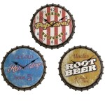 Bottle Cap Clocks by Home Element