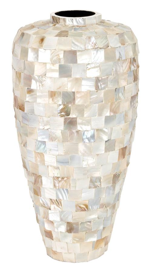 Ceramic Mother of Pearl Vase Ivg Stores