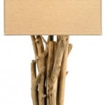 Driftwood table lamp Burke Decor