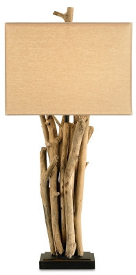 Driftwood table lamp Burke Decor