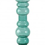 Green Glass Candle Holder from Home Element