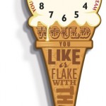 Ice cream clock Burke Decor