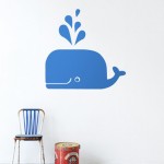 Kids whale wallsticker Burke Decor