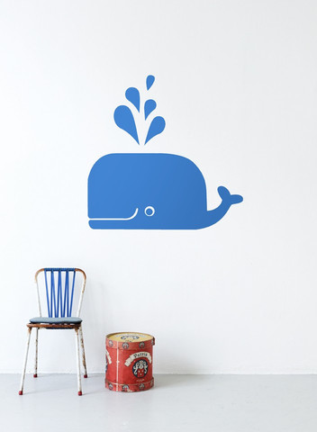 Kids whale wallsticker Burke Decor