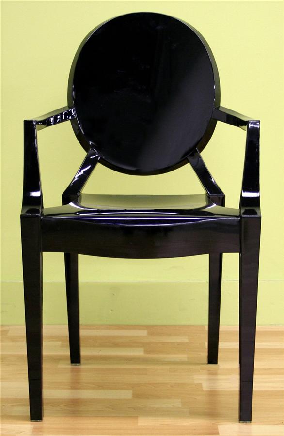 Mia Acrylic Chair in Black Ivg Stores