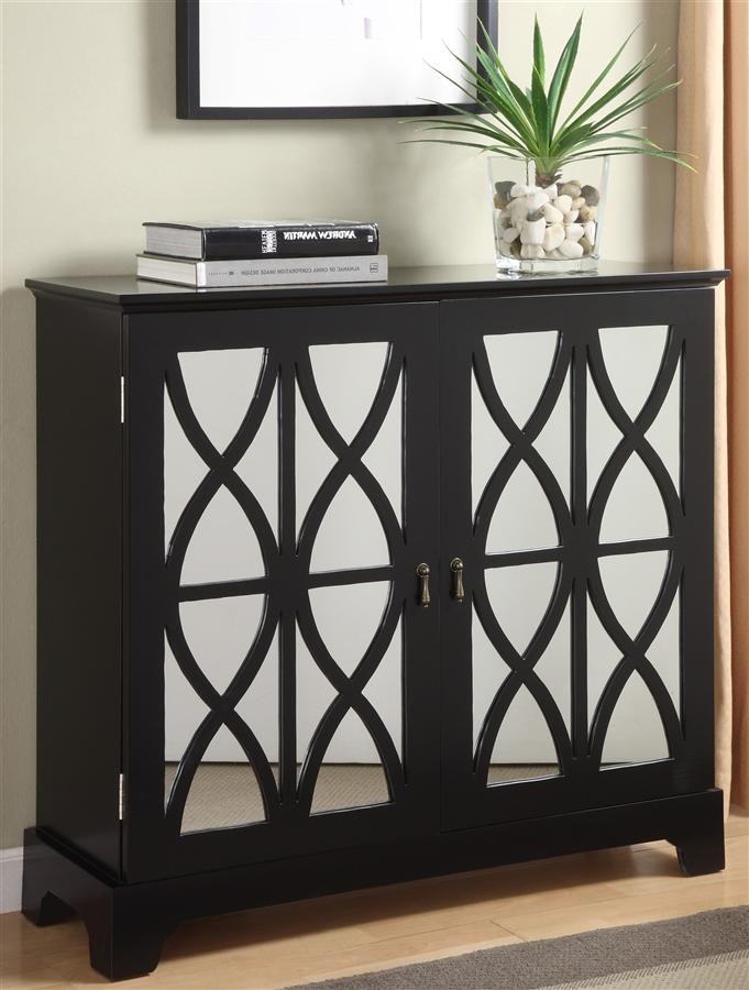 Powell Console with Black Finish Ivg Stores