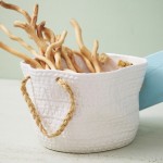 Rope handle basket Burke Decor