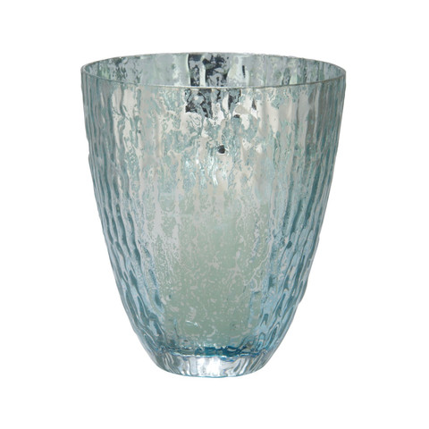 Silver sea mercury glass vase Burke Decor