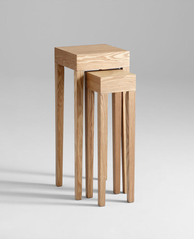 Wood side tables Burke Decor