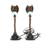 Dept 56 Gargoyle Street Lamps from Santa Claus Christmas Store