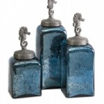 Glass Seahorse Canisters from Home Element