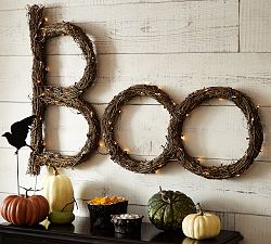 Twig Boo Sign Pottery Barn