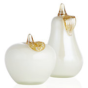 Glass Pear & Apple Z Gallerie